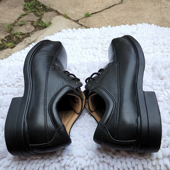 BLUNDSTONE BLACK STEEL TOE OXFORDS SIZE 8.5 VERY TOUGH LEATHER ? main image 11